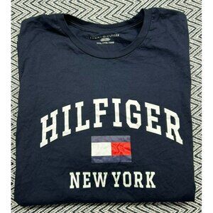 Tommy Hilfiger Mens New York Graphic T-Shirt XXXL Navy Blue Cotton